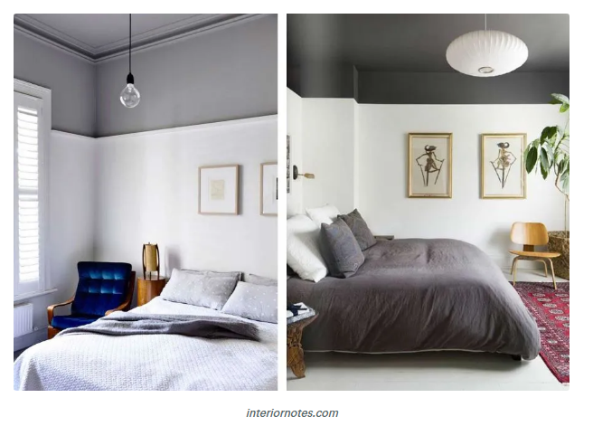 Inspirasi kombinasi warna dinding dan plafon interior rumah