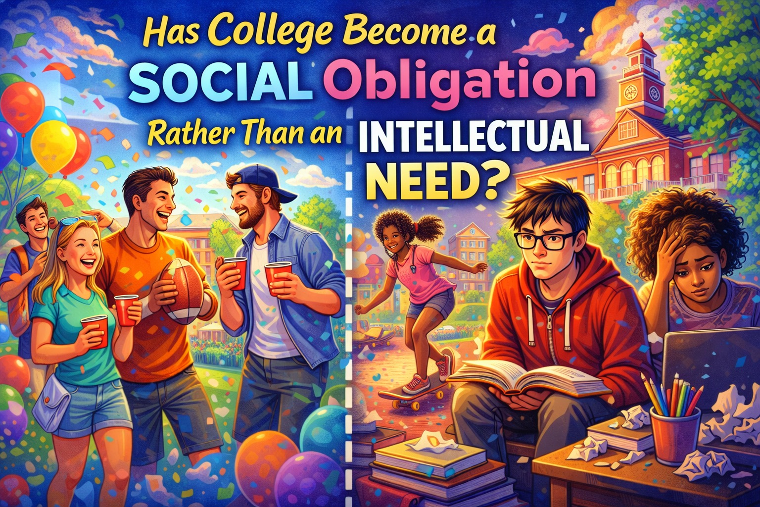 Has College Become a Social Obligation Rather Than an Intellectual Need?