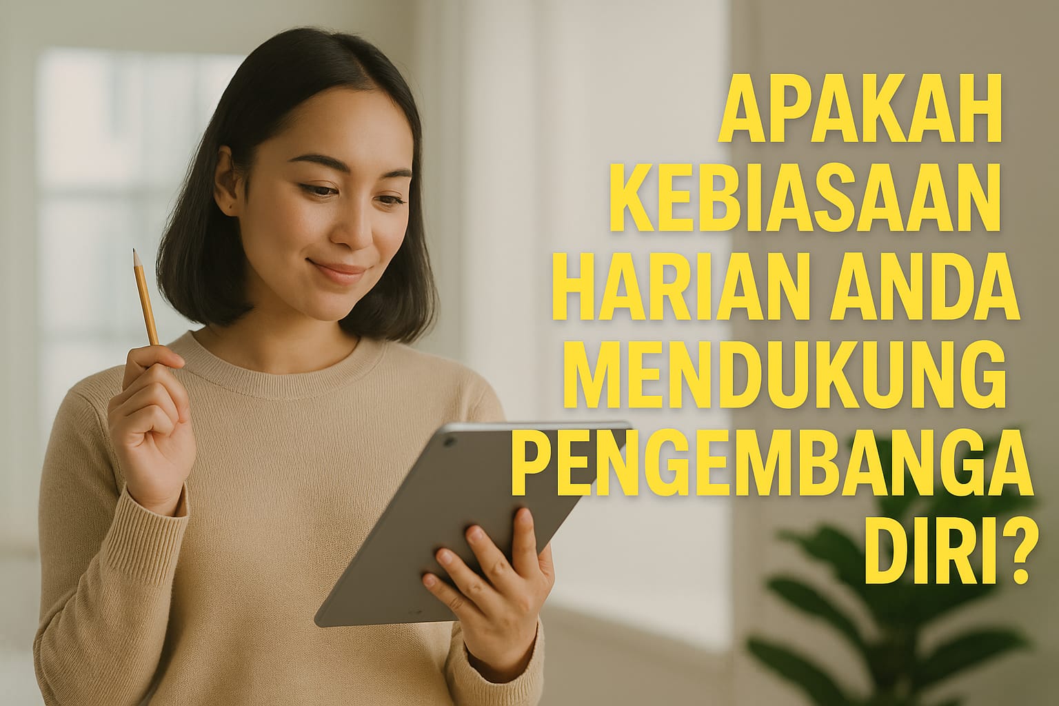 Apakah Kebiasaan Harian Anda Mendukung Pengembangan Diri?