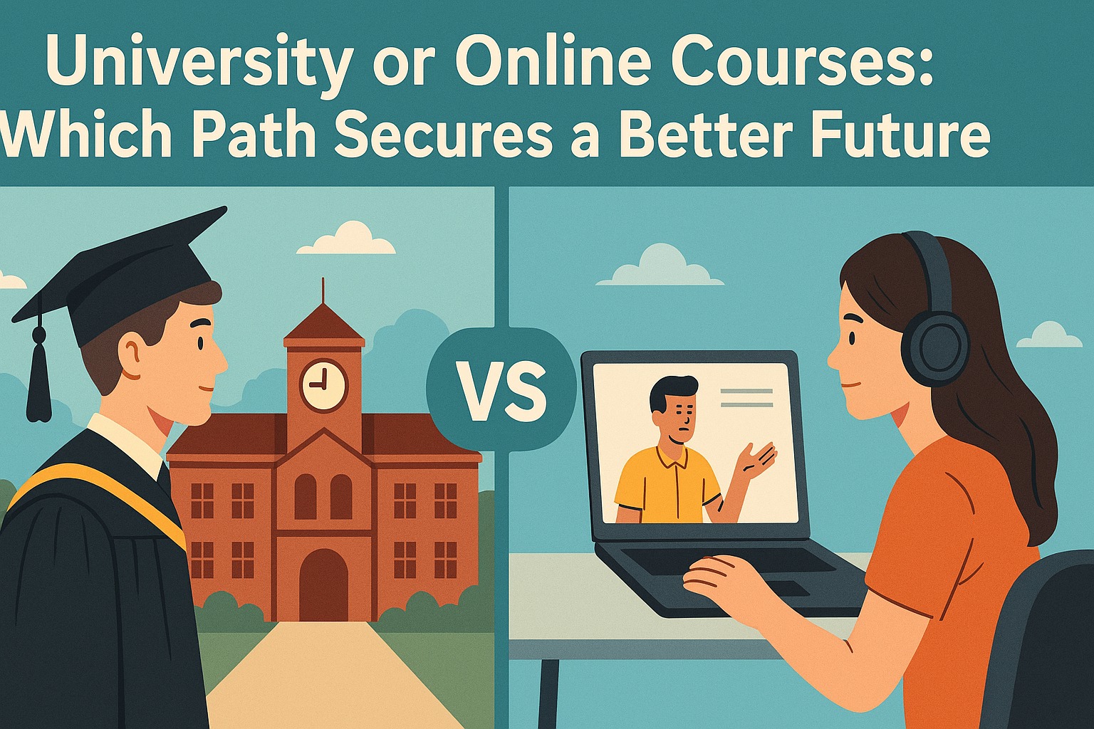 University or Online Courses Which Path Secures a Better Future