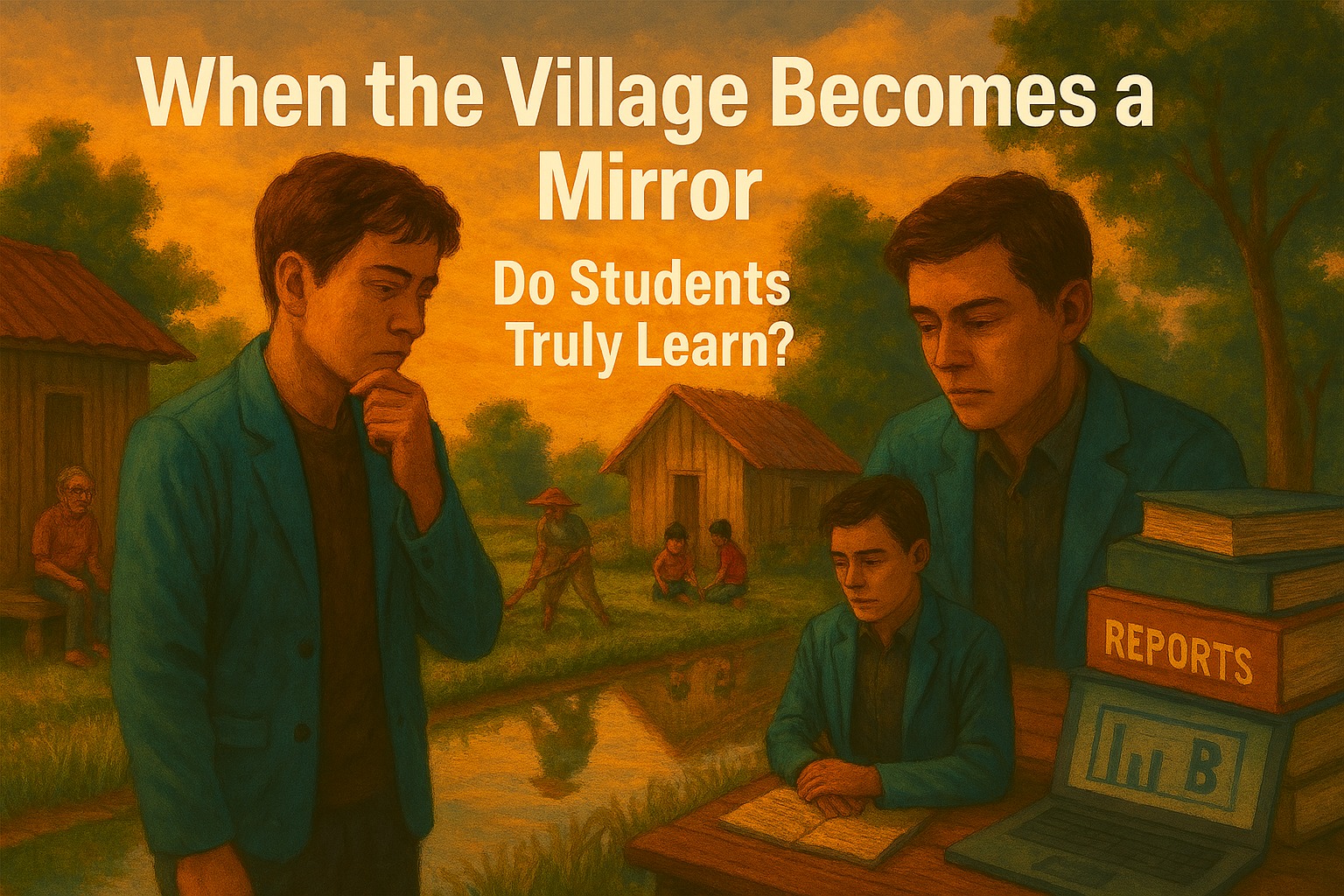 When the Village Becomes a Mirror Do Students Truly Learn?