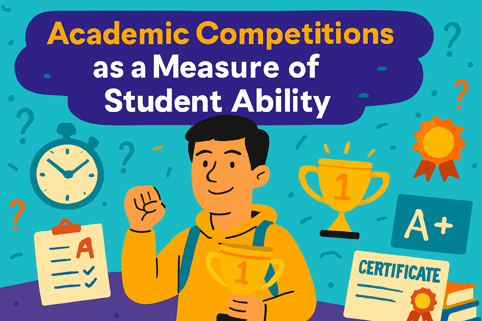 Academic Competitions as a Benchmark of Student Competence