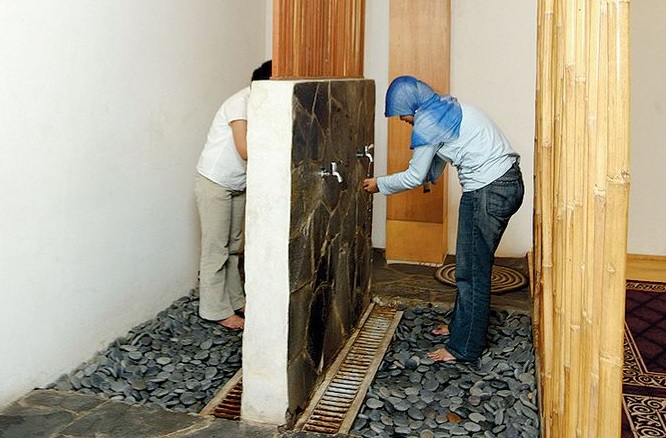 Desain Interior : Tempat Wudhu Minimalis