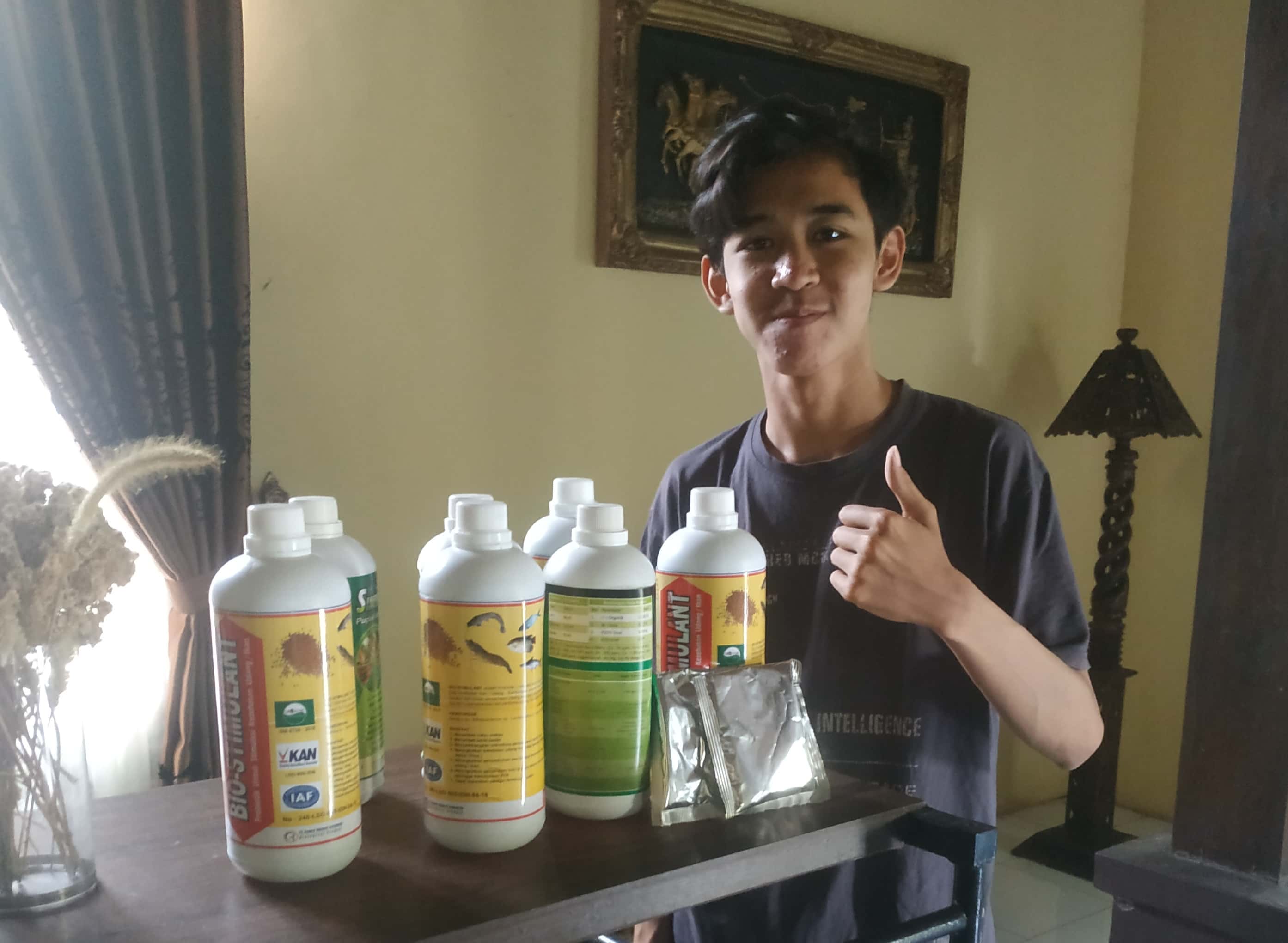 Gilang Muhammad Gaza Sukses Menjadi Agen Pupuk Organik Bio-Stimulant