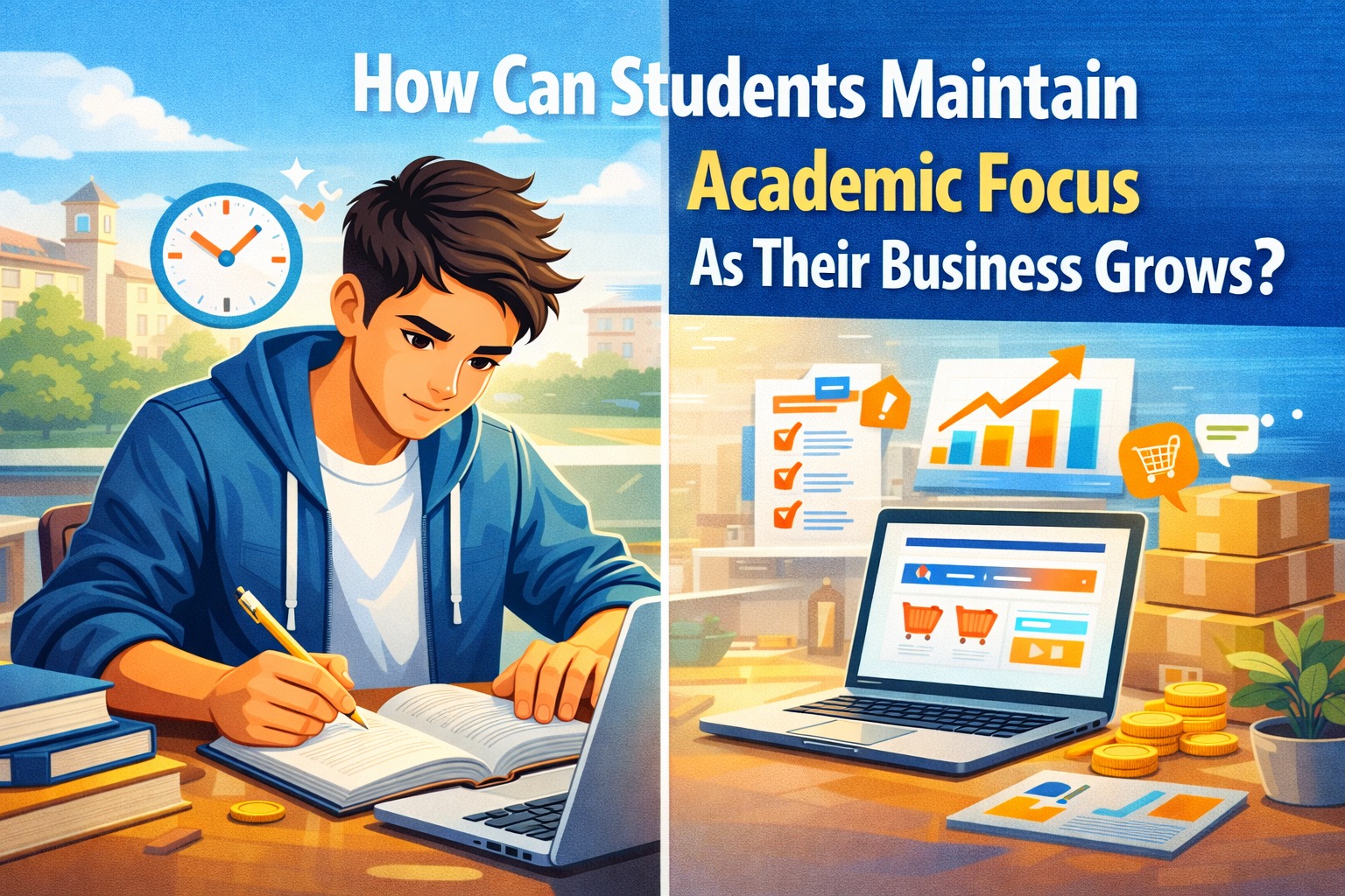 How Can Students Maintain Academic Focus As Their Business Grows?