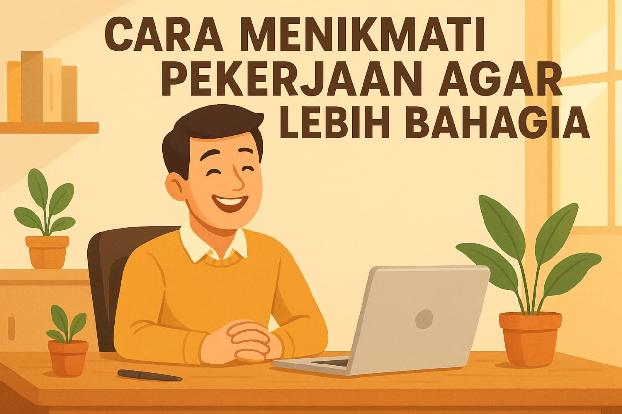 Apa saja cara-cara untuk menikmati pekerjaan agar lebih bahagia?