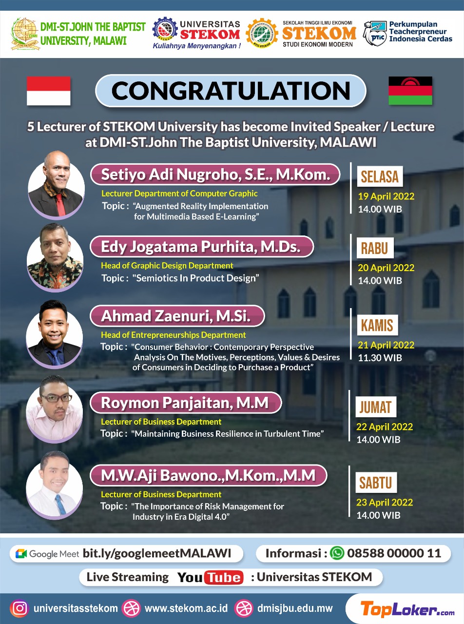 5 days International Webinar Series from 19-23 April 2022