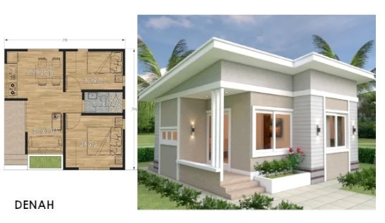 Inspiratif Rumah Minimalis 2 Kamar Tidur