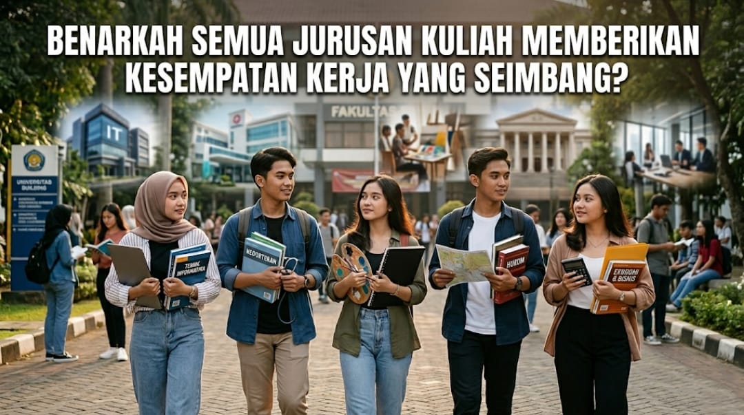 Benarkah Semua Jurusan Kuliah Memberikan Kesempatan Kerja yang Seimbang?