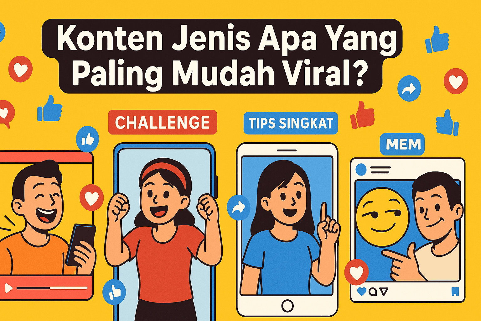 Konten Jenis Apa Yang Paling Mudah Viral?