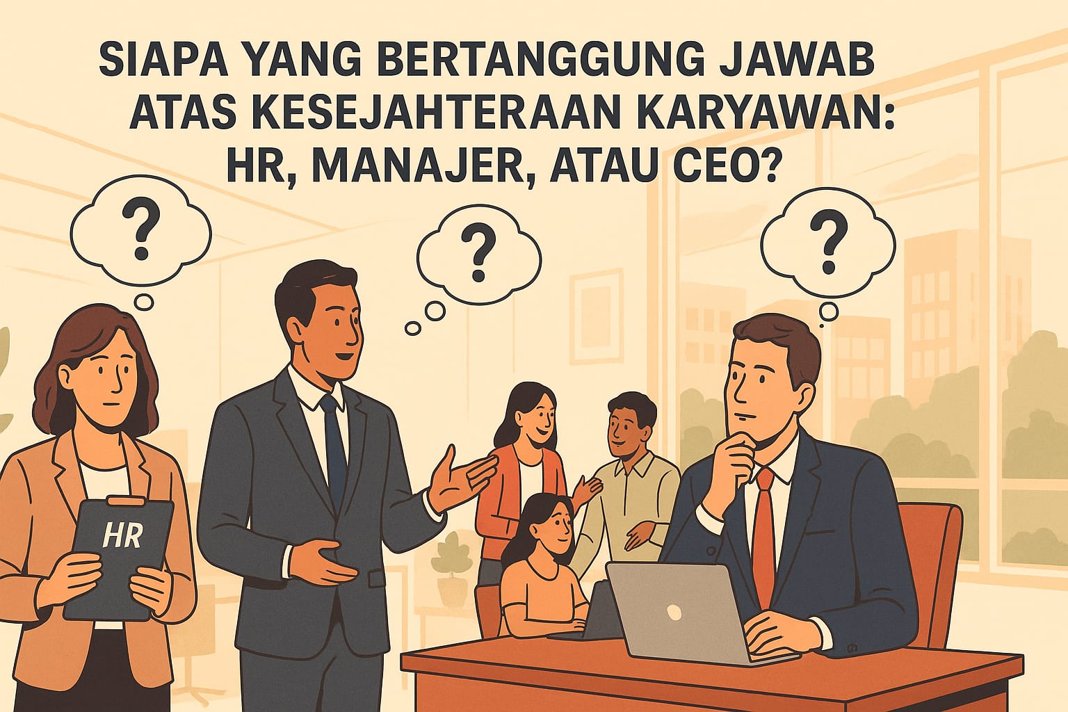 Siapa Yang Bertanggung Jawab Atas Kesejahteraan Karyawan HR, Manajer, Atau CEO?