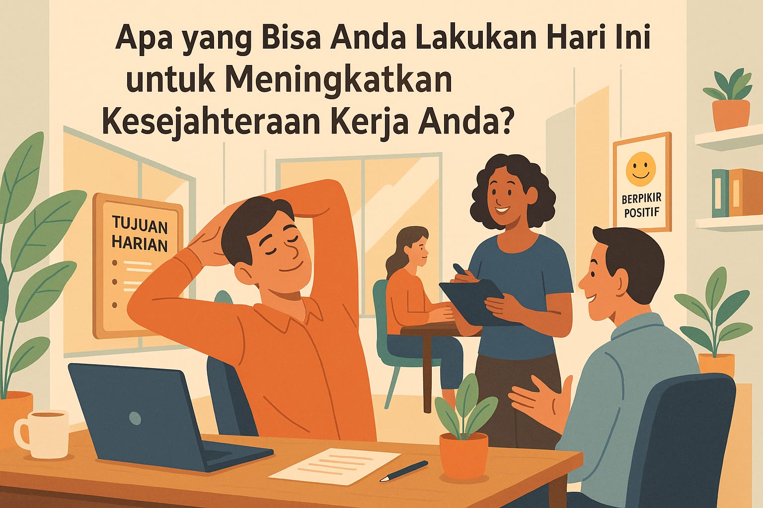 Apa Yang Bisa Anda Lakukan Hari Ini Untuk Meningkatkan Kesejahteraan Kerja Anda?