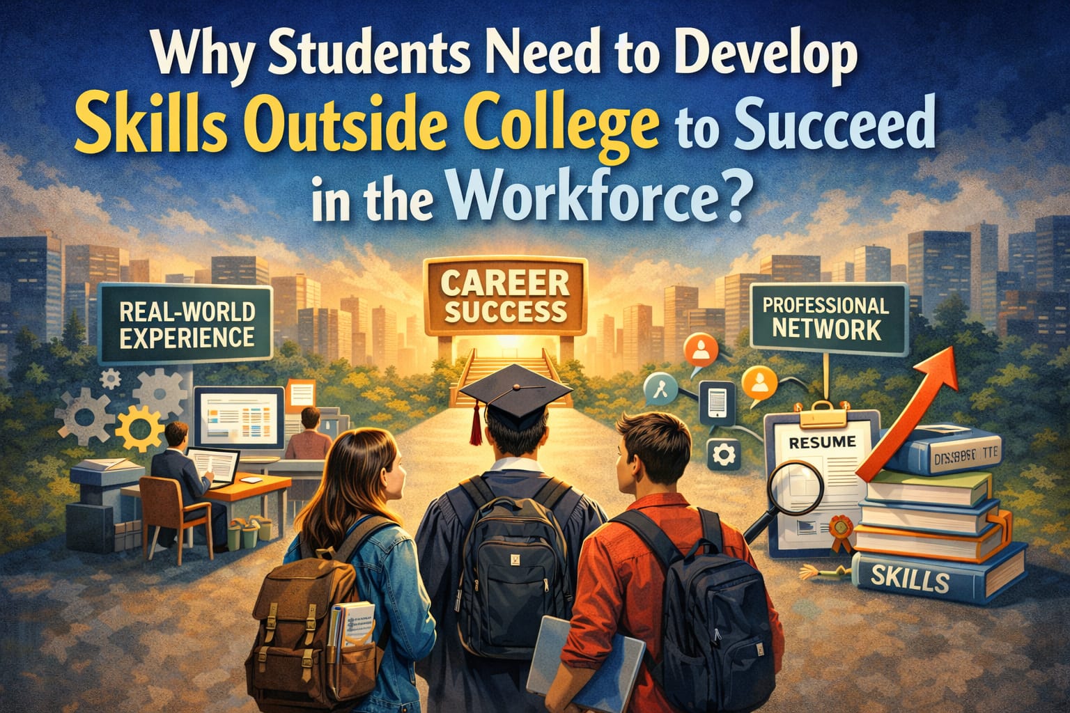 Why Students Need to Develop Skills Outside College to Succeed in the Workforce?