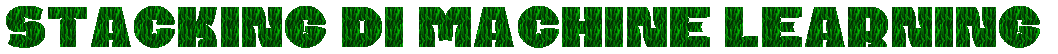 Stacking di Machine Learning