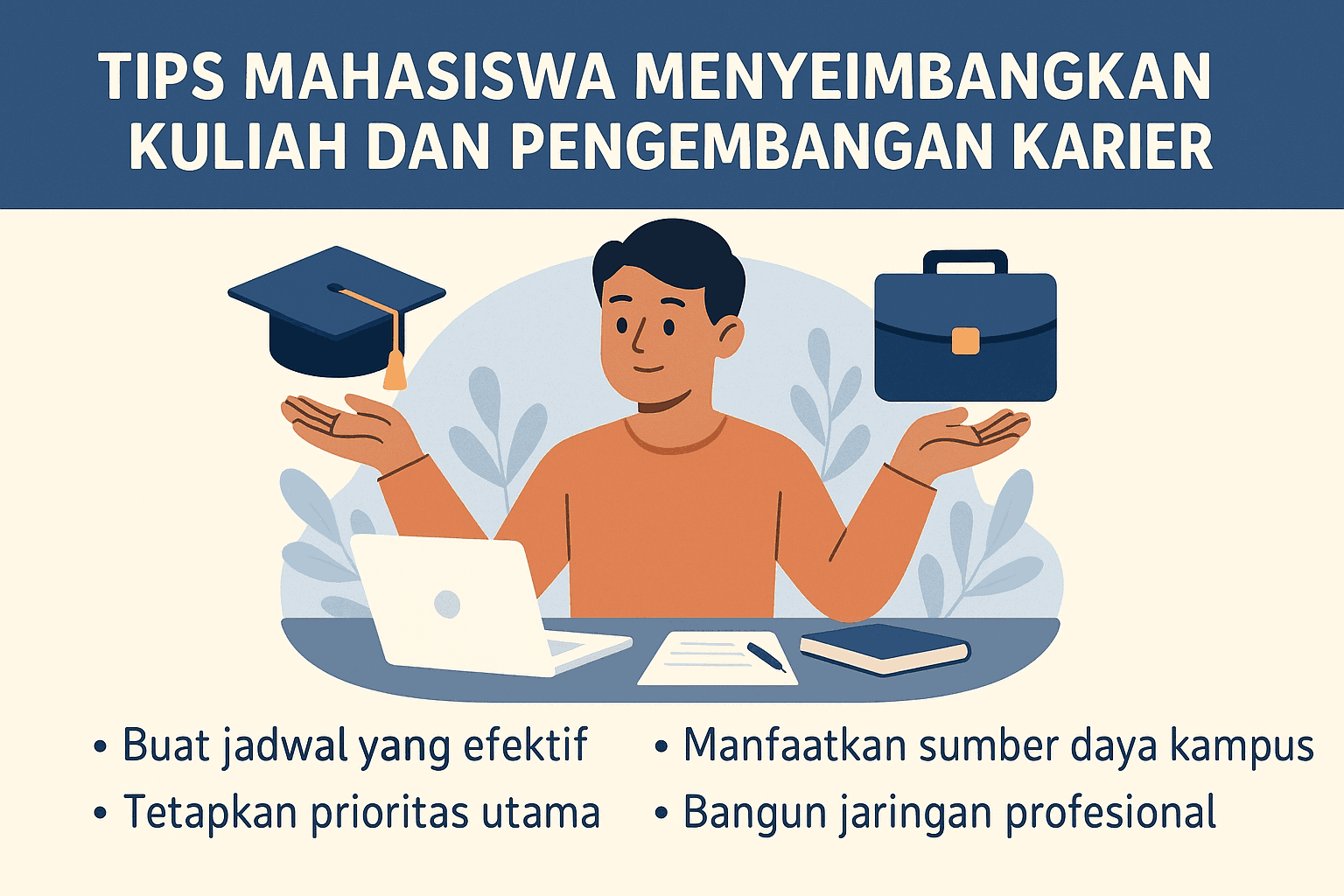 Tips Mahasiswa Menyeimbangkan Kuliah dan Pengembangan Karier