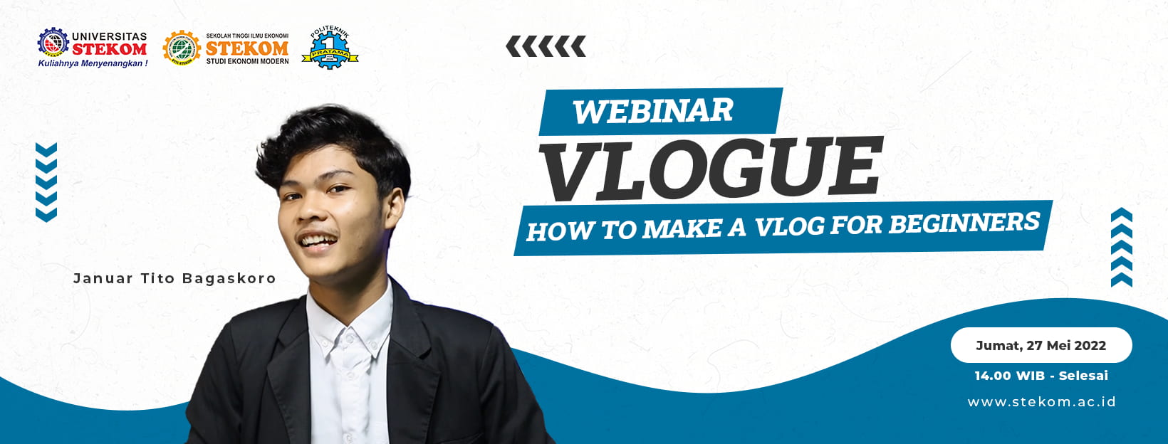 Kenali Dunia Vlogging di Webinar VLOGUE