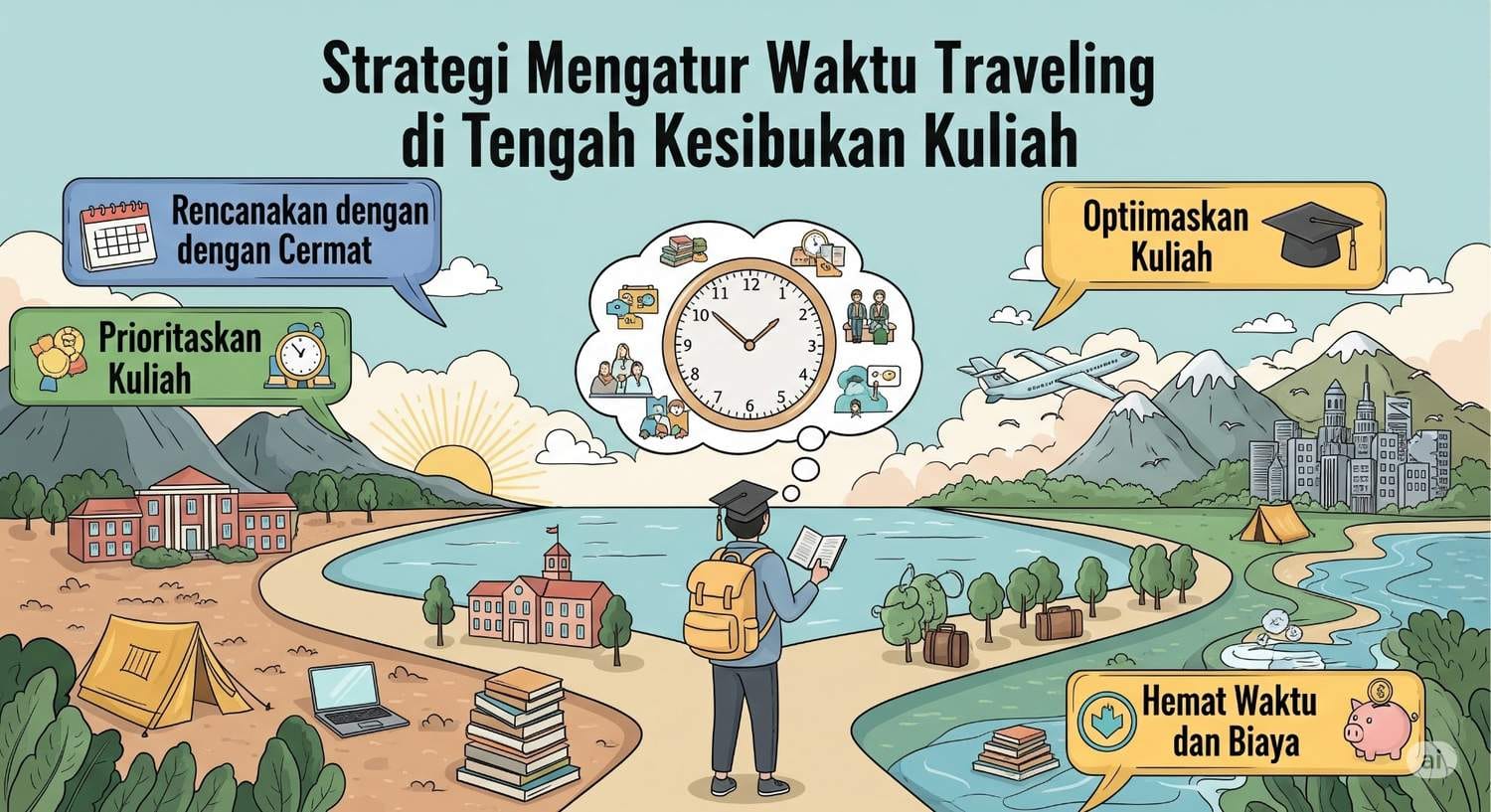 Strategi Mengatur Waktu Traveling di Tengah Kesibukan Kuliah