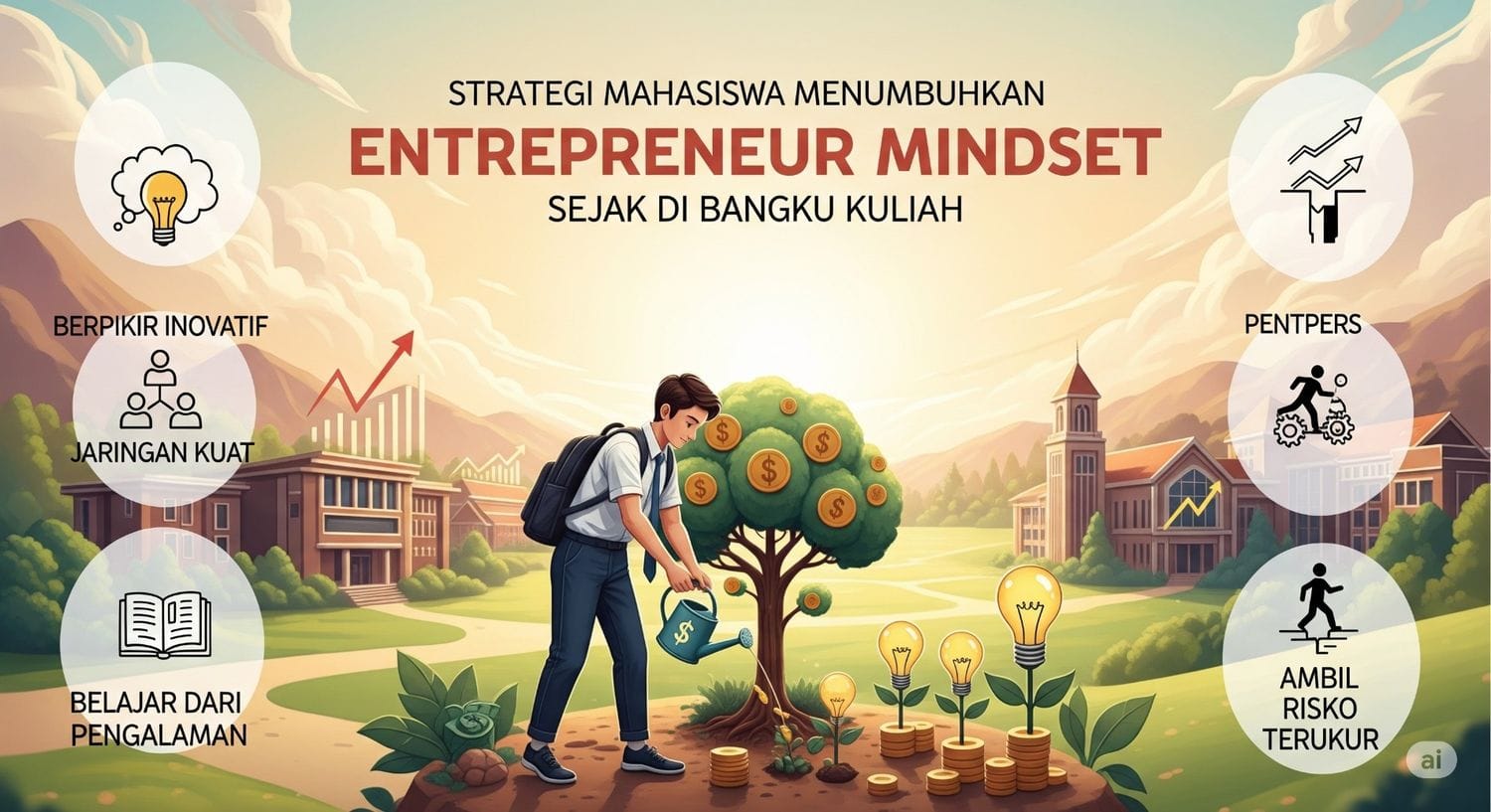 Strategi Mahasiswa Menumbuhkan Entrepreneur Mindset Sejak di Bangku Kuliah