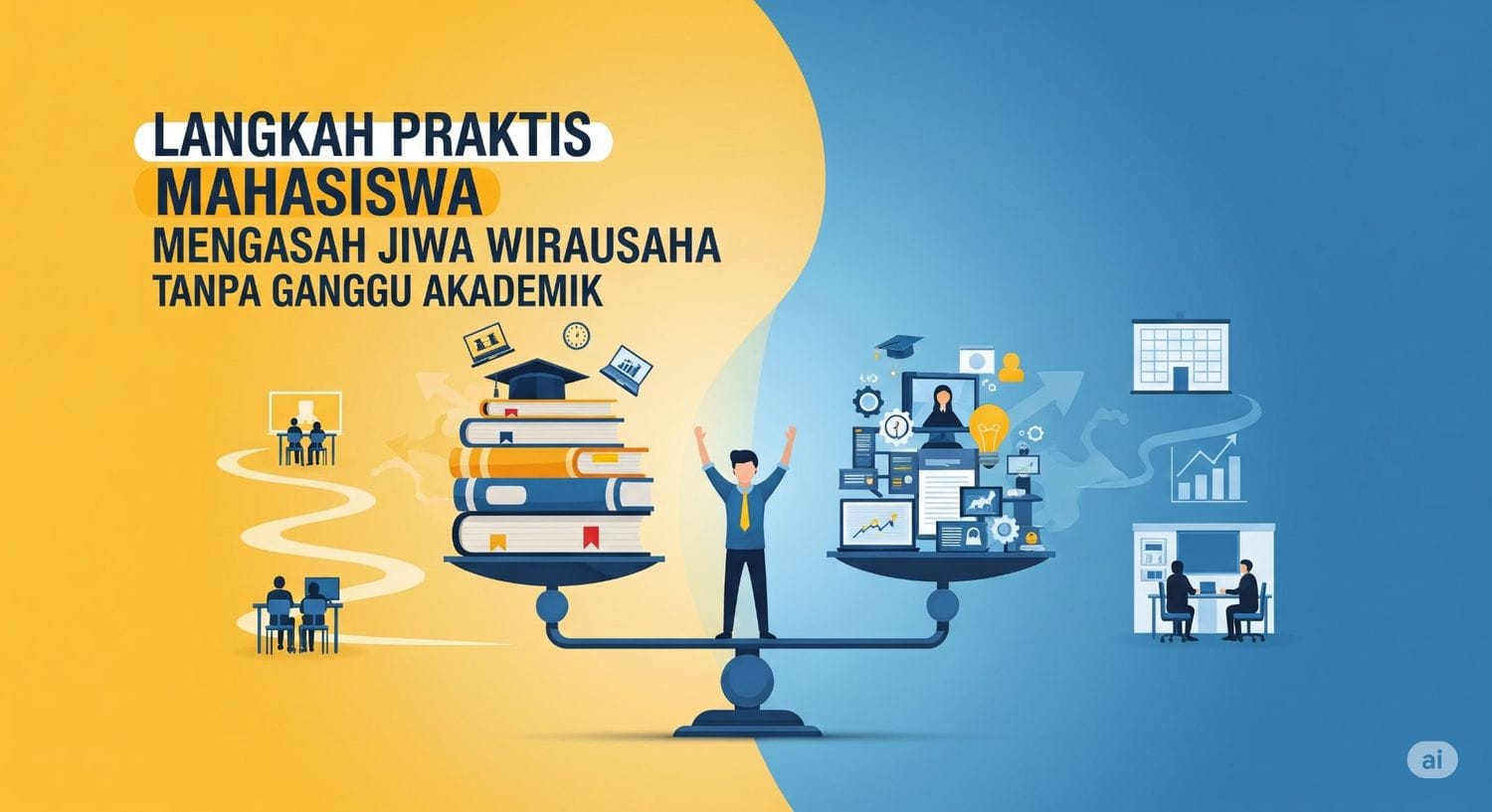 Langkah Praktis Mahasiswa Mengasah Jiwa Wirausaha Tanpa Ganggu Akademik