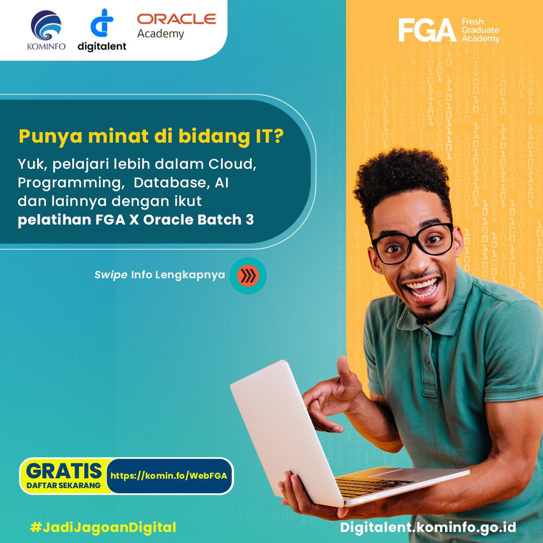 Pelatihan FGA Batch 3 X Oracle