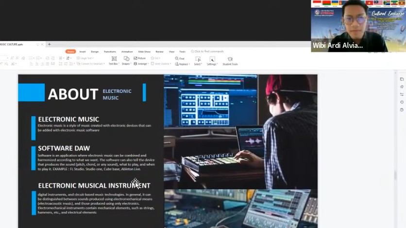 Second Day of STEKOM University Cultural Exchange Part 1 (Indonesian Music Traditions by Wibi Wibi Ardi Alvianto)
