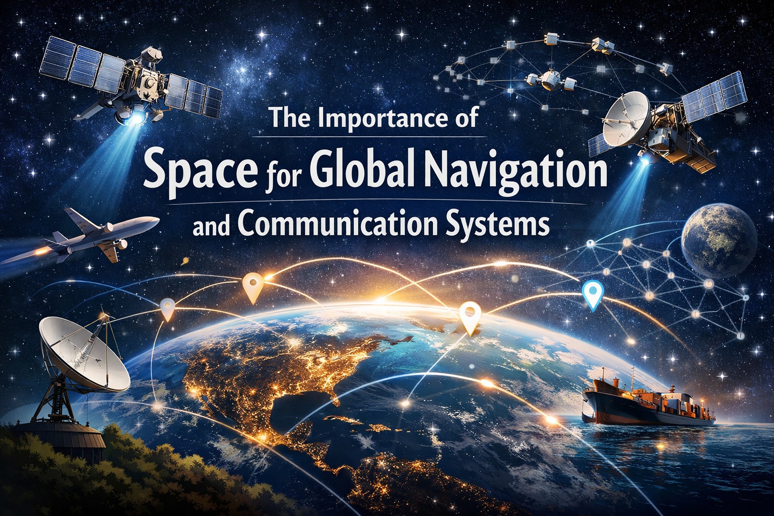 The Importance of Space for Global Navigation and Communication Systems