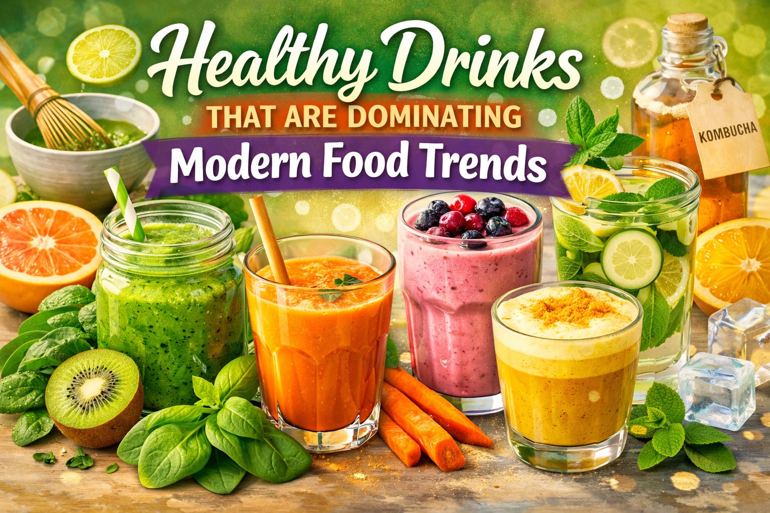 Healthy Drinks That Are Dominating Modern Food Trends