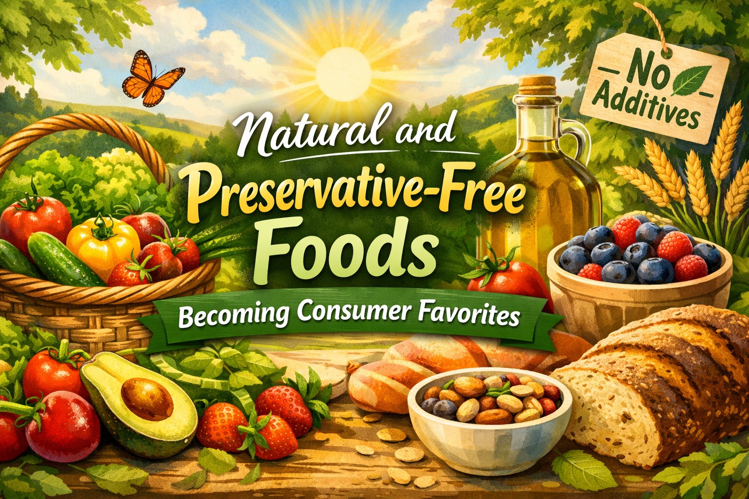 Natural and Preservative-Free Foods Becoming Consumer Favorites