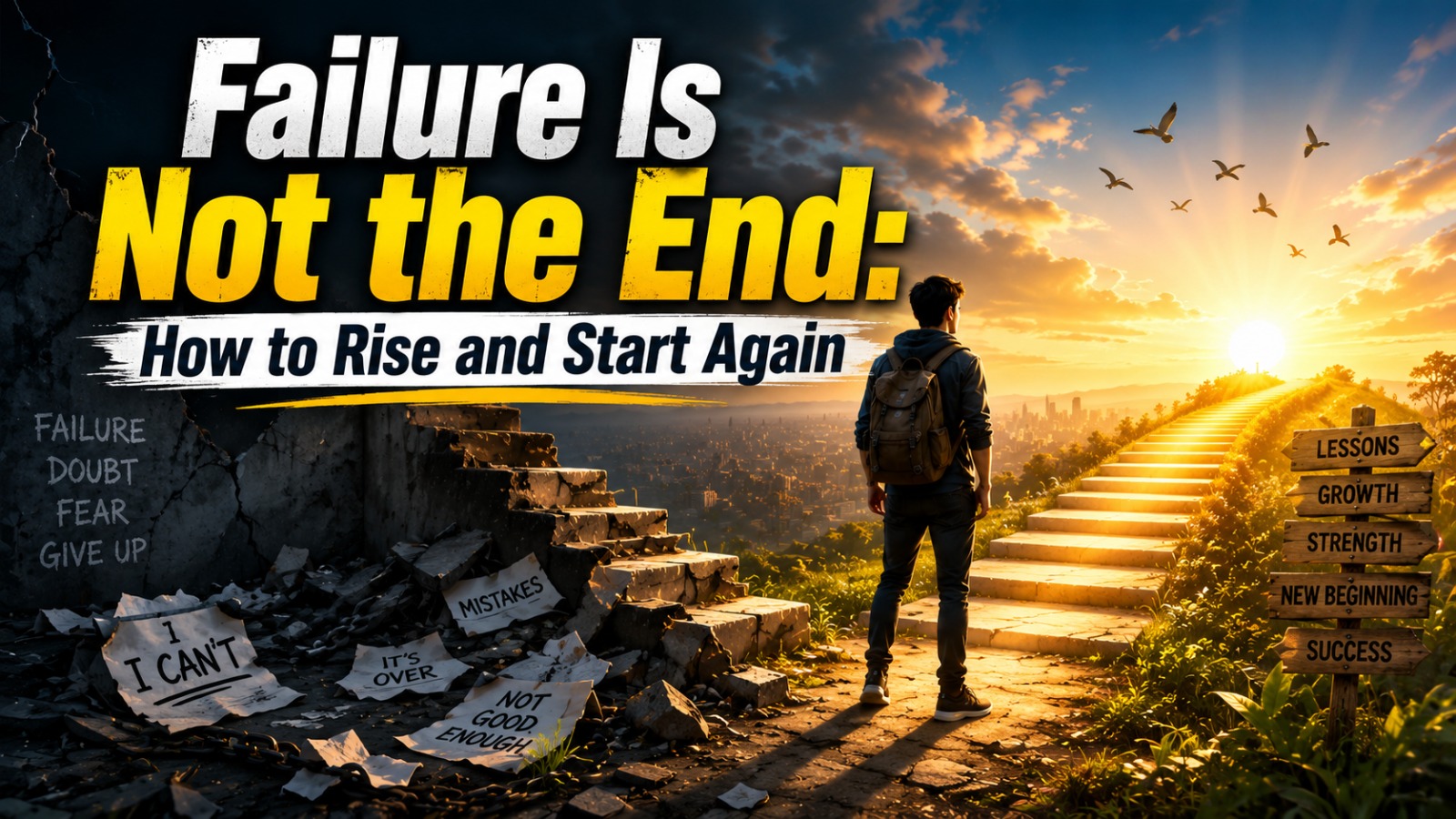 Failure Is Not the End: How to Rise and Start Again