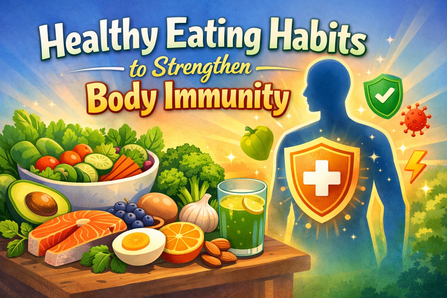 Healthy Eating Habits to Strengthen Body Immunity