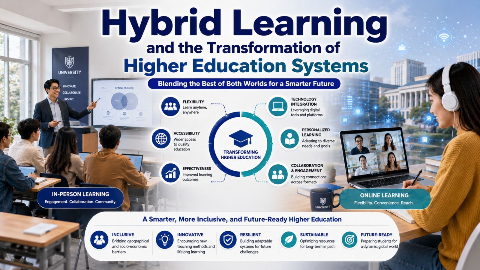 Hybrid Learning and the Transformation of Higher Education Systems