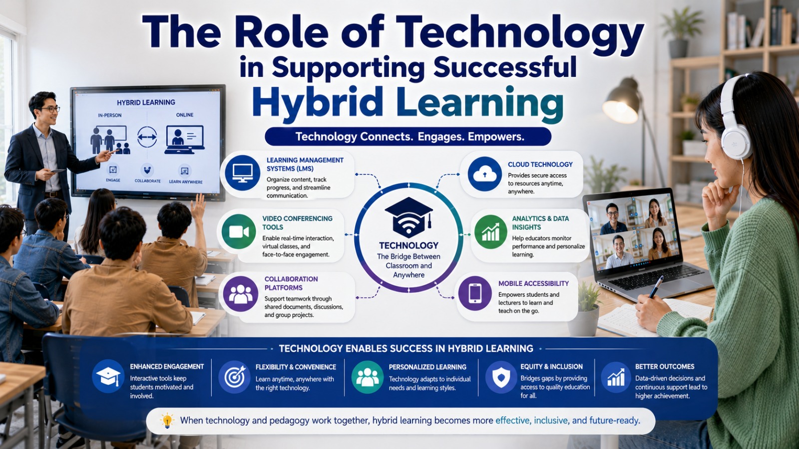 The Role of Technology in Supporting Successful Hybrid Learning