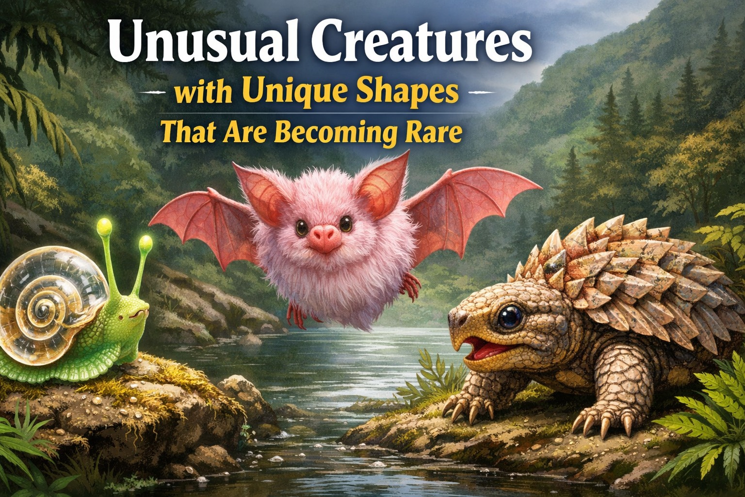 Unusual Creatures with Unique Shapes That Are Becoming Rare