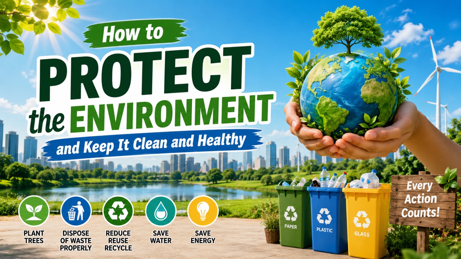 How to Protect the Environment and Keep It Clean and Healthy