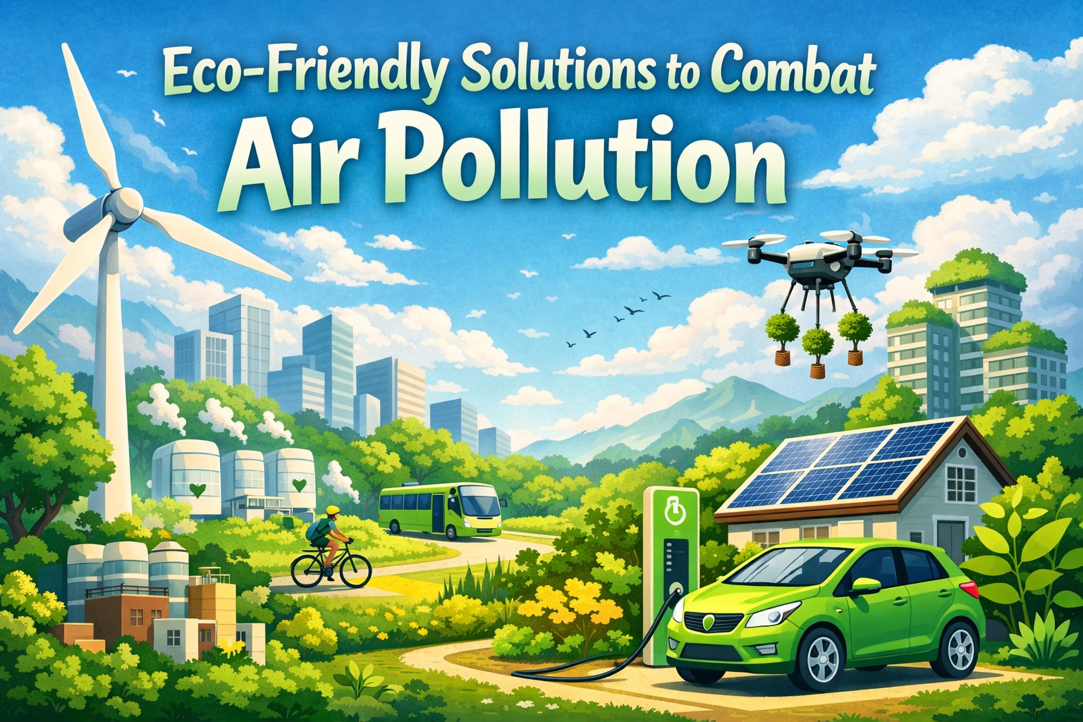 Eco-Friendly Solutions to Combat Air Pollution