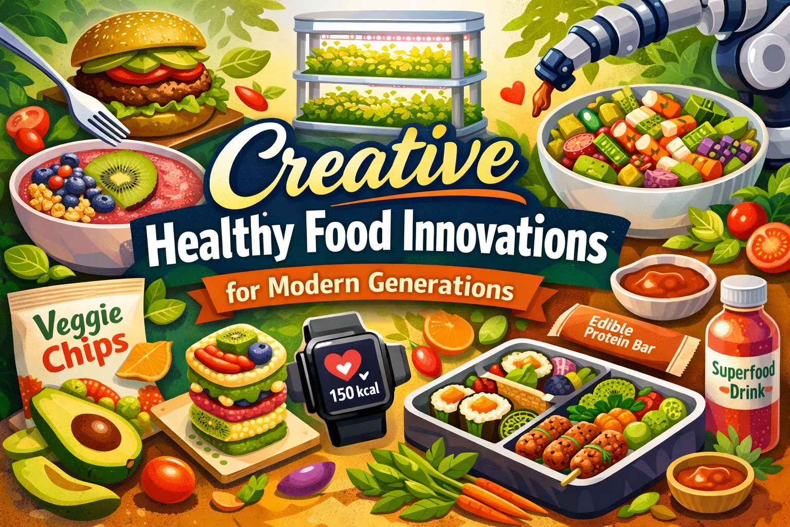 Creative Healthy Food Innovations for Modern Generations