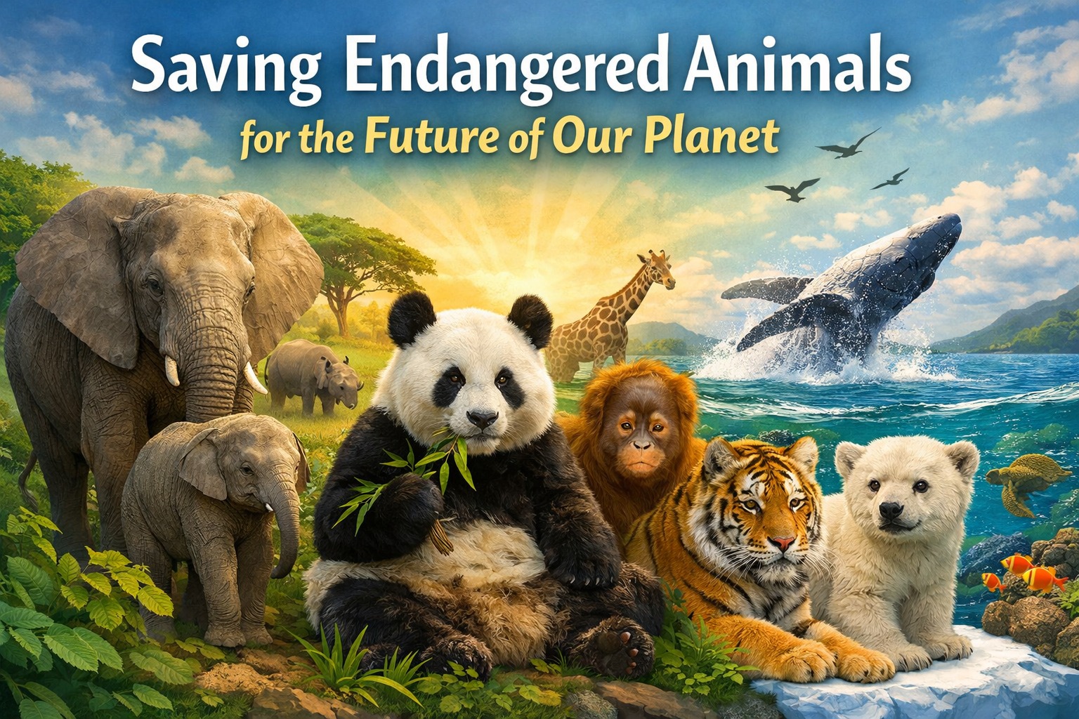 Saving Endangered Animals for the Future of Our Planet