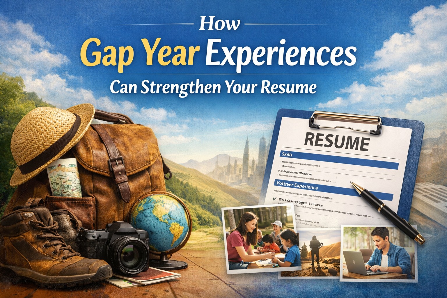 How Gap Year Experiences Can Strengthen Your Resume