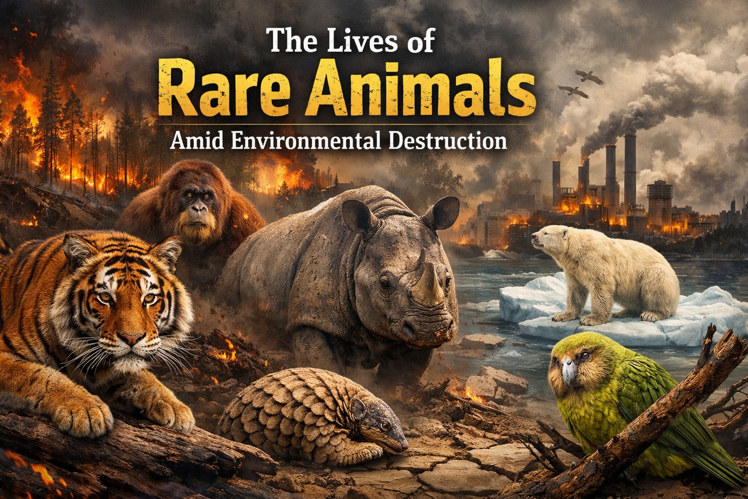 The Lives of Rare Animals Amid Environmental Destruction