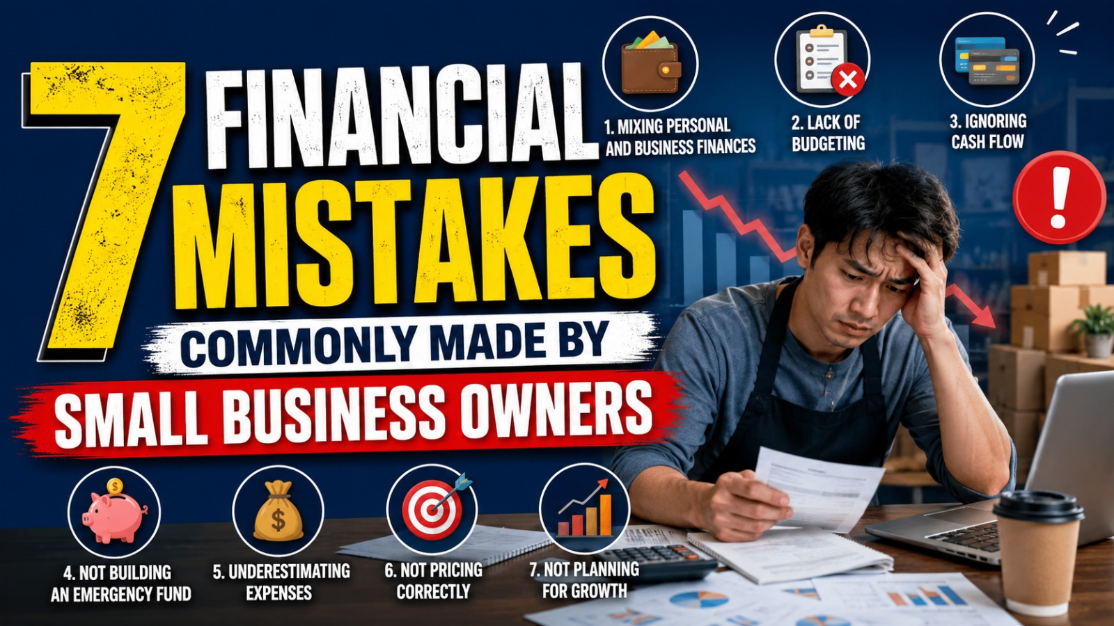 7 Financial Mistakes Commonly Made by Small Business Owners
