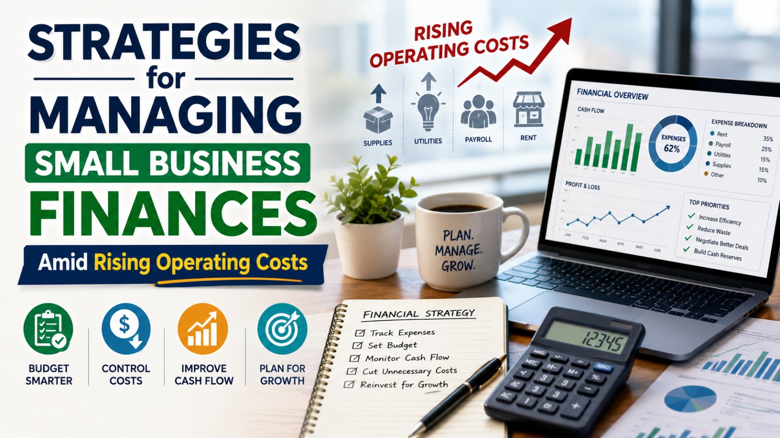 Strategies for Managing Small Business Finances Amid Rising Operating Costs