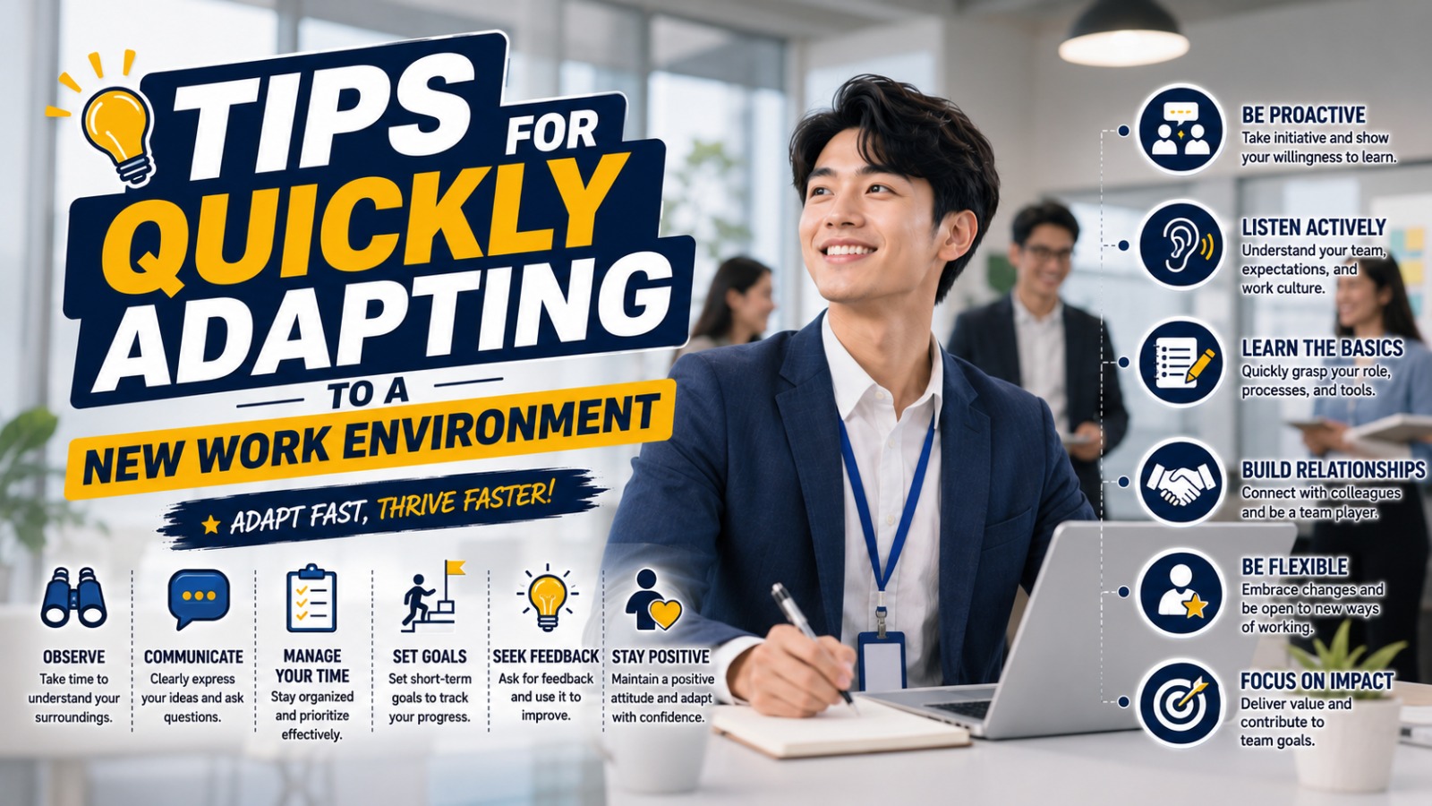Tips for Quickly Adapting to a New Work Environment