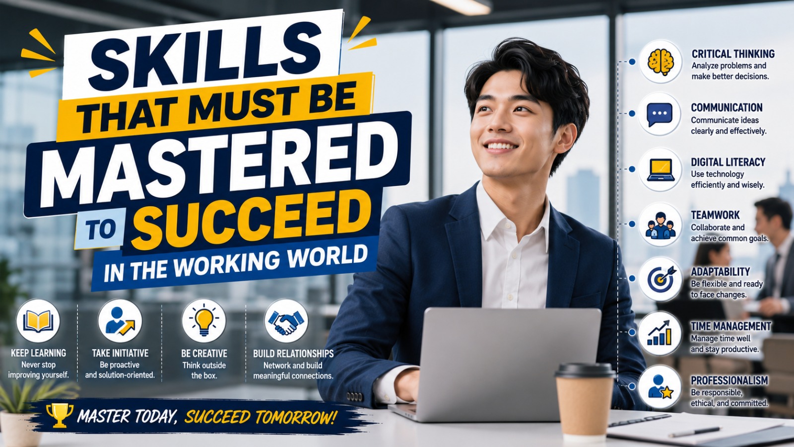 Skills That Must Be Mastered to Succeed in the Working World