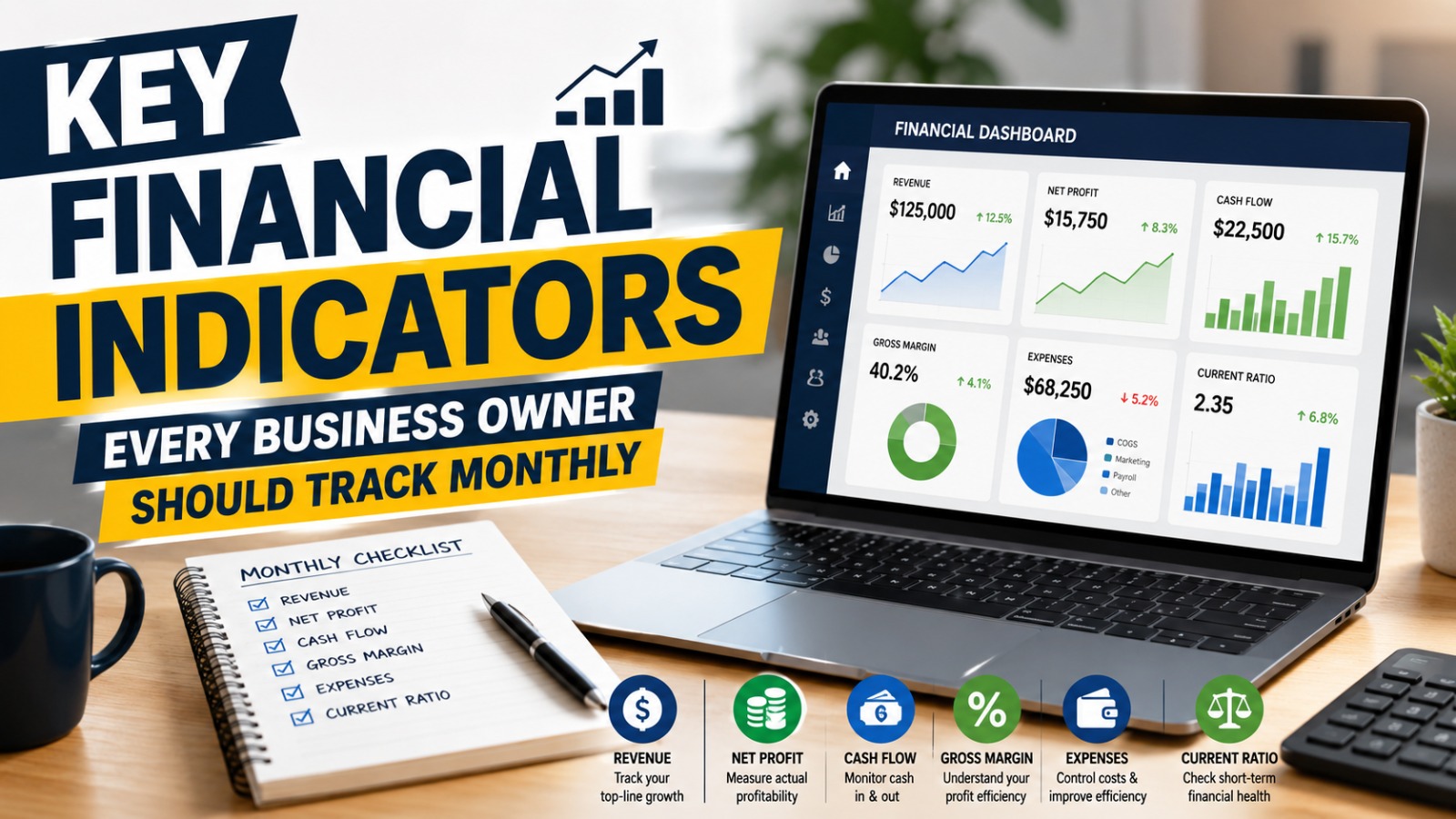 Key Financial Indicators Every Business Owner Should Track Monthly