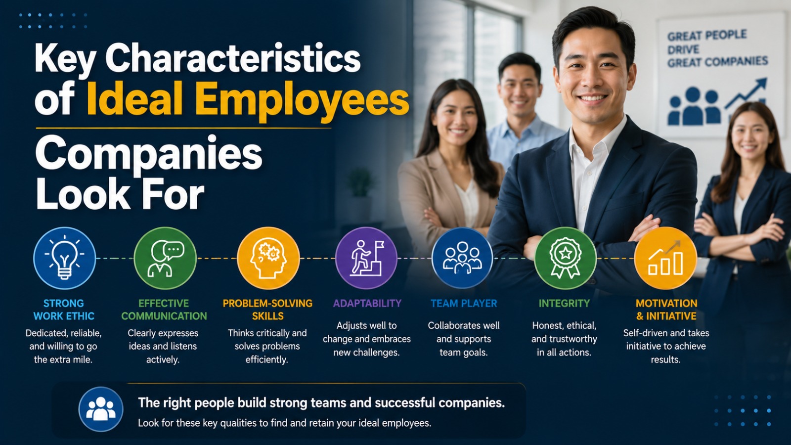 Key Characteristics of Ideal Employees Companies Look For