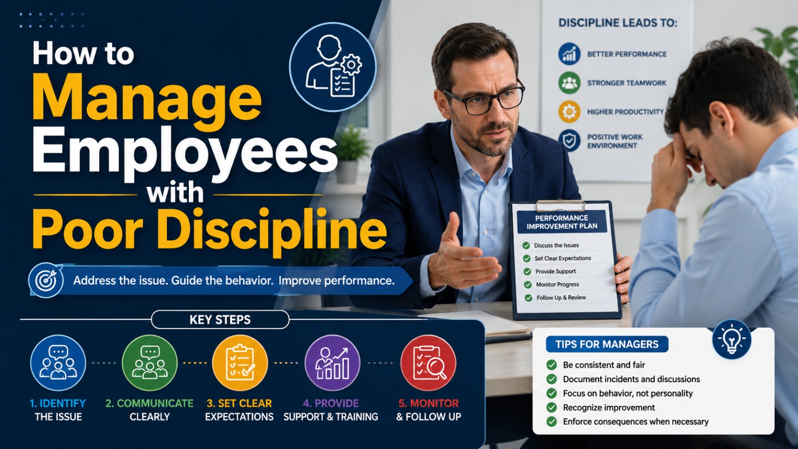 How to Manage Employees with Poor Discipline