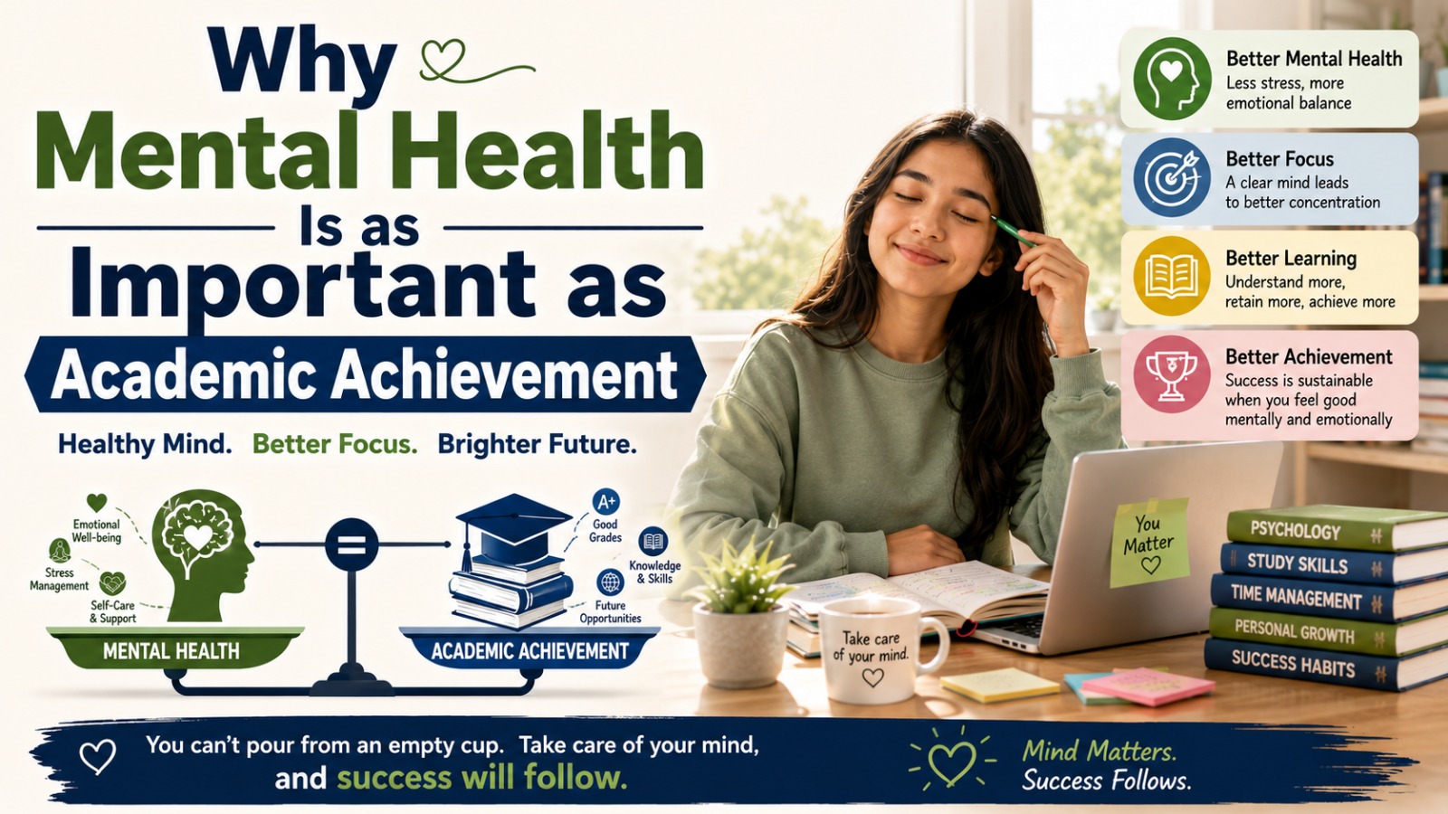 Why Mental Health Is as Important as Academic Achievement