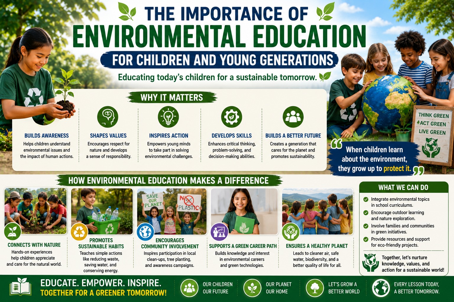 The Importance of Environmental Education for Children and Young Generations