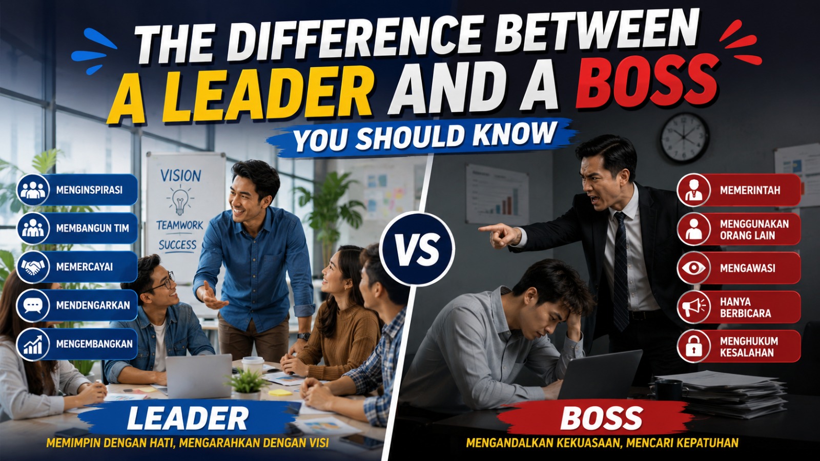 The Difference Between a Leader and a Boss You Should Know