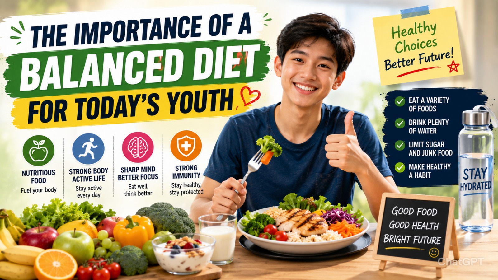 The Importance of a Balanced Diet for Today’s Youth